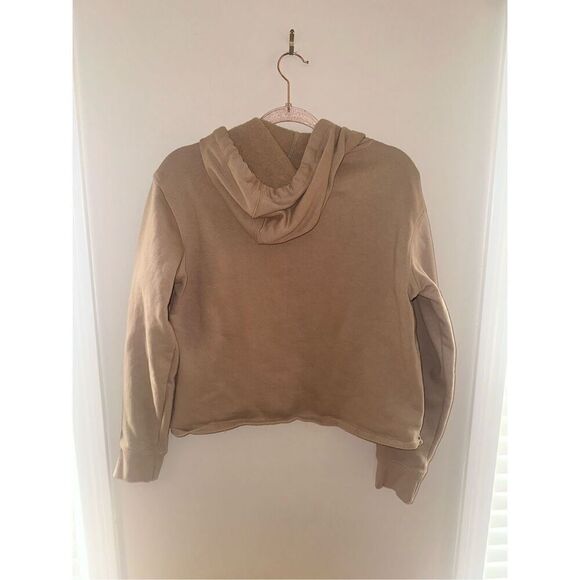 Champion women's Light brown Cropped Hoodie M - Picture 4 of 4